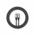 USB C 2 Metre Braided Cable - Fast Charging - Grey