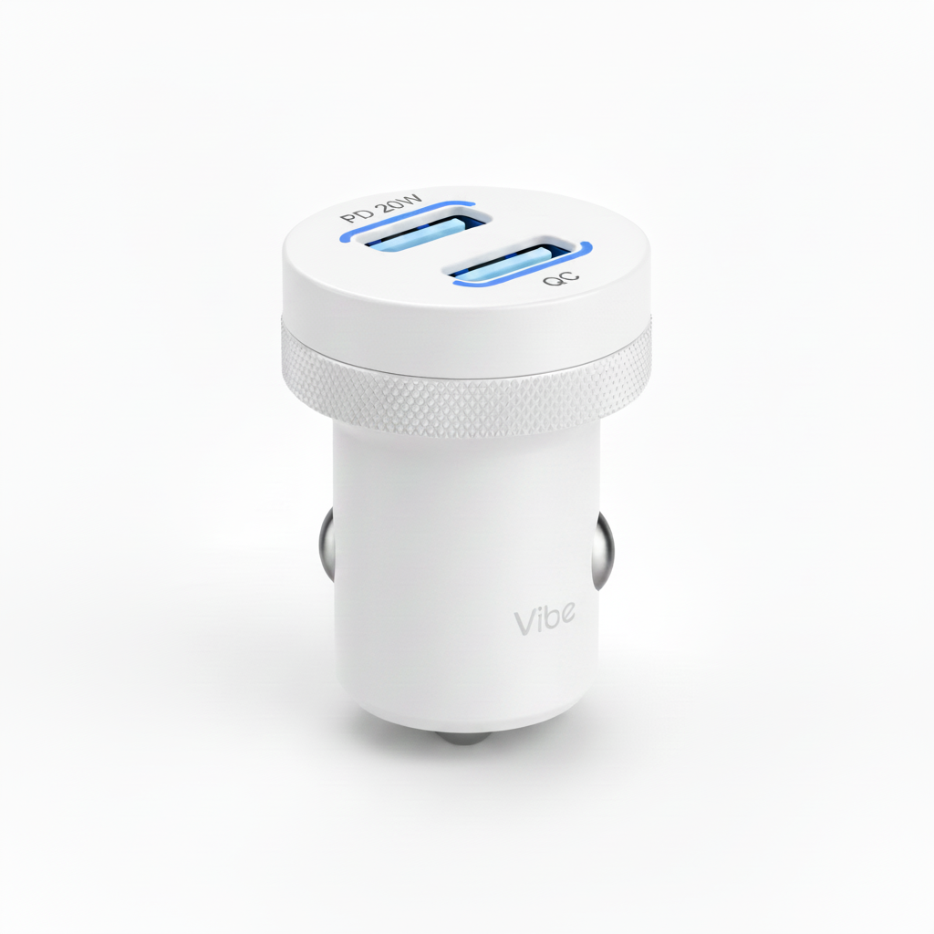 Vibe USB Car Charger PD 20W QC 3.0